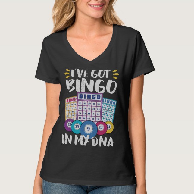 Camiseta Bingo Card Game Grandma Bingo Player Bingo Cards (Anverso)