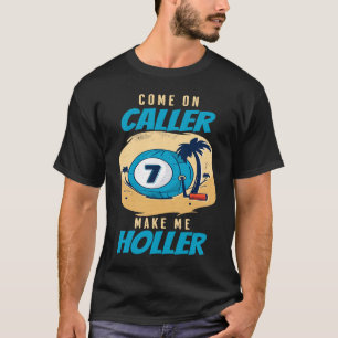 Camiseta Bingo Cuaderno Para Hombres Mujeres Juego de Casin