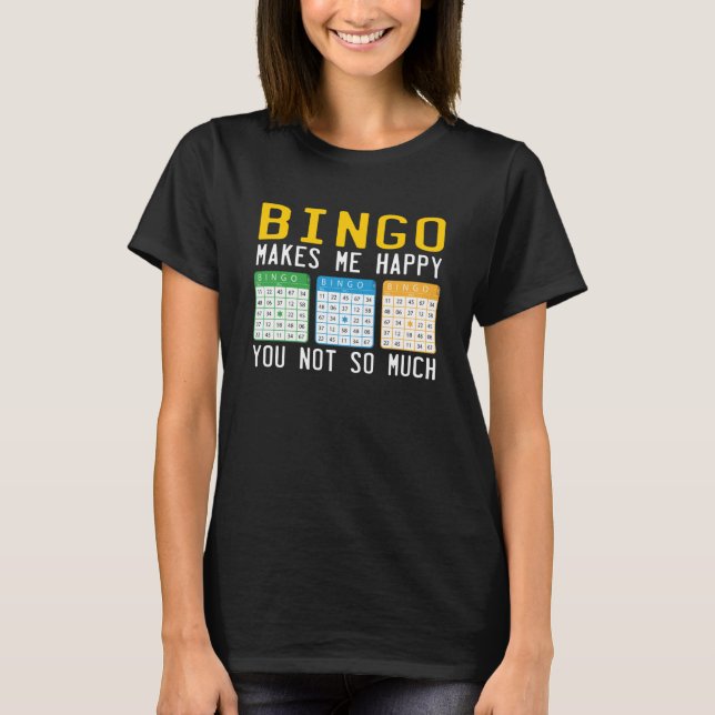 Camiseta Bingo Cutto Para Juego De Casino Bingo (Anverso)
