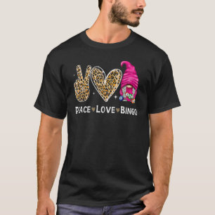 Camiseta Bingo de amor por la paz Bingo Funny Lover Bingo A