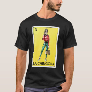 Camiseta Bingo de lotería mexicana de la lotería de la Chin