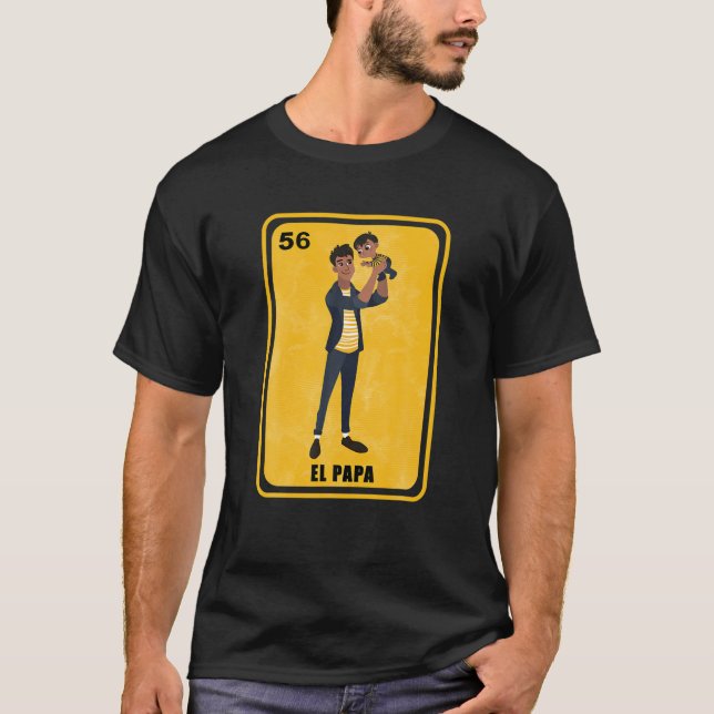 Camiseta Bingo de Lotería Mexicana Divertidos regalos de Pa (Anverso)