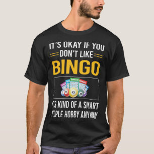 Camiseta Bingo de personas inteligentes