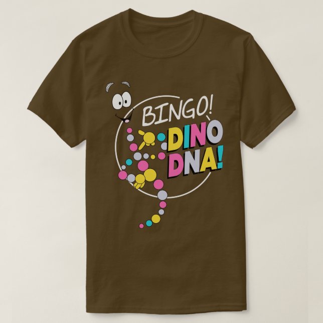 Camiseta BINGO DINO DNA TShirt (Diseño del anverso)