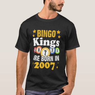 Camiseta Bingo Divertido Reyes del Bingo Cumpleaños 17 Nace