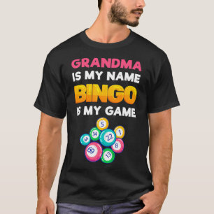 Camiseta Bingo es mi divertido bingo Abuela Jugadora Mujer 