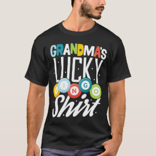 Camiseta Bingo Grandma Bingo Player Nana Mimi Lucky Hobby