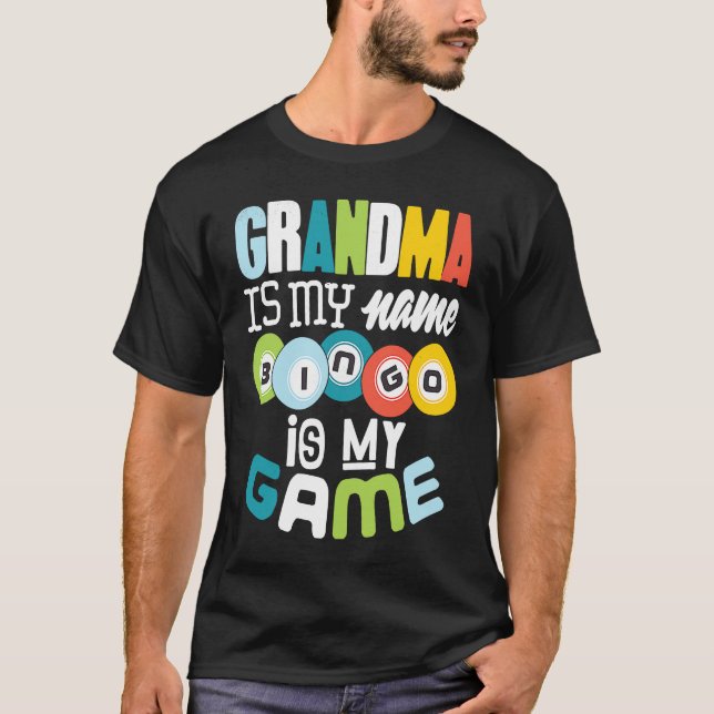 Camiseta Bingo Grandma  Lucky Grandmother Nana Mimi Women (Anverso)