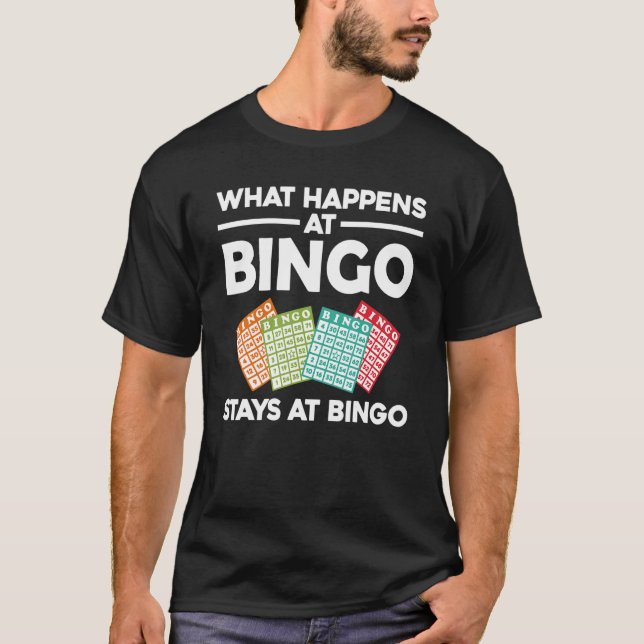 Camiseta Bingo Guay Para Hombres Mujeres Lucky Bingo Caller (Anverso)