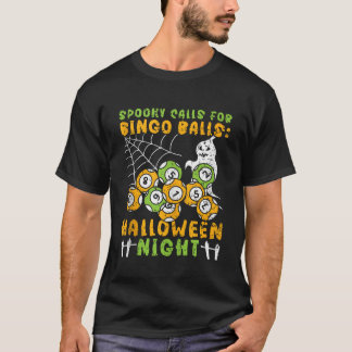 Camiseta Bingo Halloween Trick O Trate Bingo Player Bingo