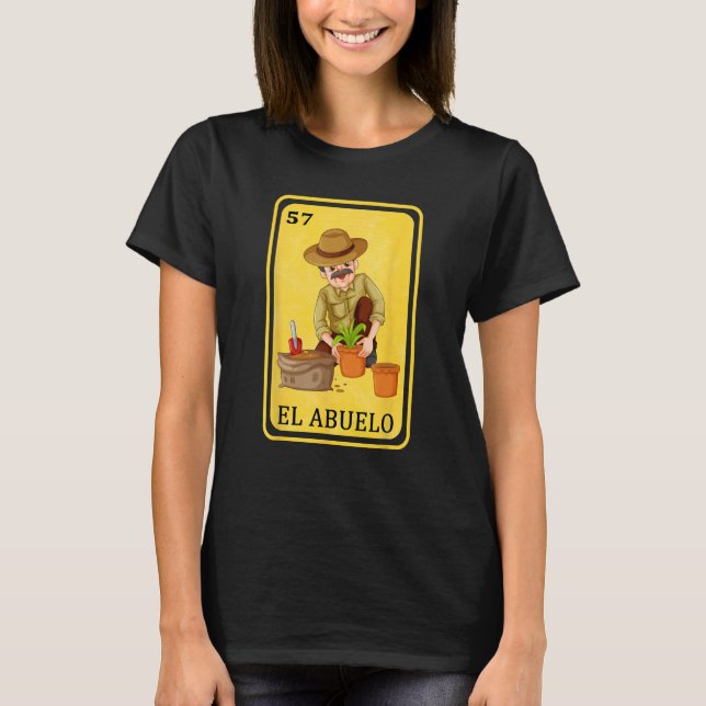 Camiseta Bingo hispano-mexicano obsequios divertidos - El A (Anverso)