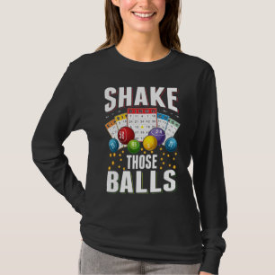 Camiseta Bingo Humor Hombres Mujeres Funny Jugador de Bingo