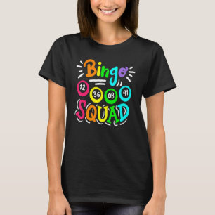 Camiseta Bingo Jugador Casino Mujeres Hombres Cuchara Escua