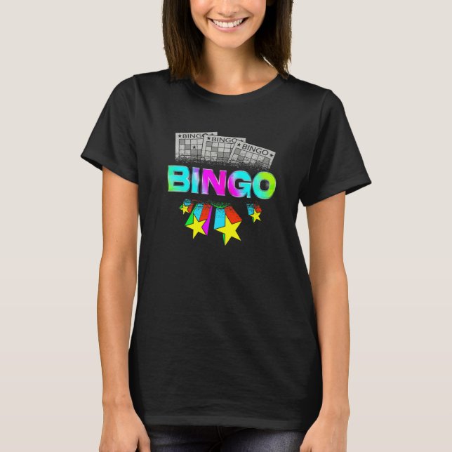 Camiseta Bingo Jugador de apuestas Bingo Ganador Lotería Co (Anverso)