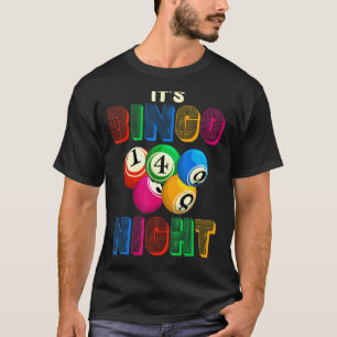 Camiseta Bingo Jugador de Bingo de Lotería de Apuestas Noct
