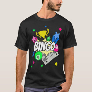 Camiseta Bingo Jugador Lotto Bingo Ganador Lotería B
