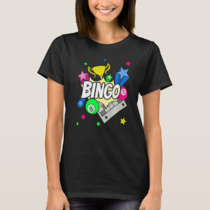 Camiseta Bingo Jugador Lotto Bingo Ganador Lotería B