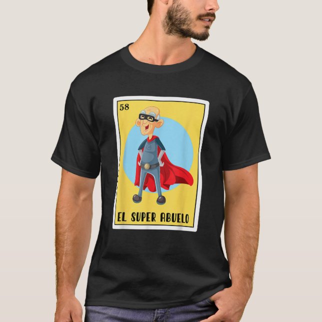 Camiseta Bingo mexicano en España Regalos divertidos Abuelo (Anverso)