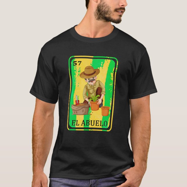 Camiseta Bingo mexicano español Regalos divertidos El Abuel (Anverso)