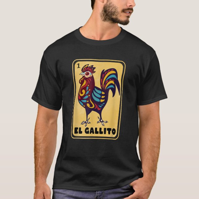 Camiseta Bingo mexicano español Regalos divertidos El Galli (Anverso)