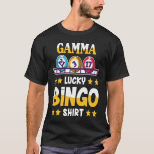 Camiseta Bingo Para Bingo Afortunado De Gamma