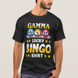Camiseta Bingo Para Bingo Afortunado De Gamma