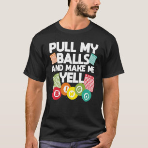 Camiseta Bingo Para Hombres Mujeres Lucky Bingo Caller Apue