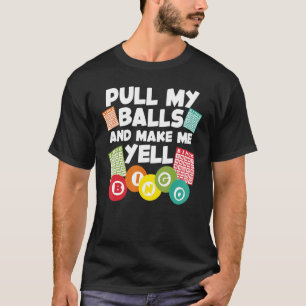 Camiseta Bingo Para Hombres Mujeres Lucky Bingo Caller Gamb