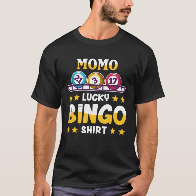 Camiseta Bingo para Momo Bingo Afortunado (Anverso)