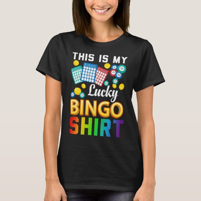 Camiseta Bingo Player Bingo  This Is My Lucky Bingo (Anverso)