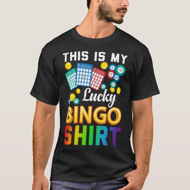 Camiseta Bingo Player Bingo  This Is My Lucky Bingo (Anverso)
