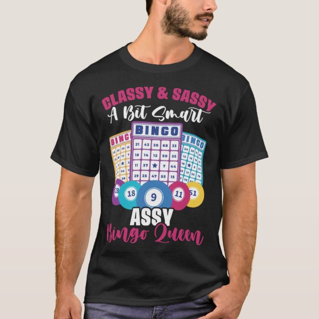 Camiseta Bingo Player Gambling Lottery Bingo Card Bingo Que (Anverso)