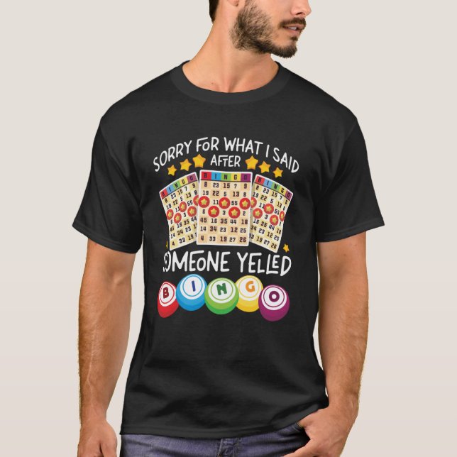 Camiseta Bingo Player Lamento Lo Que Dije Después De Alguie (Anverso)