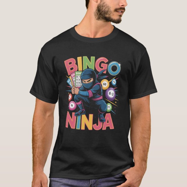 Camiseta Bingo Player Ninja Bingo Ninja (Anverso)