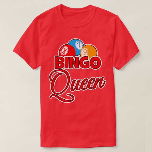 Camiseta Bingo Queen (Diseño del anverso)