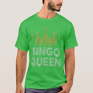Camiseta Bingo Queen Bingo Player Game Party Funny Women Gi