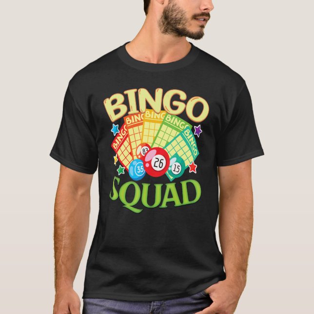 Camiseta Bingo Rey Reina del equipo de Bingo Squad (Anverso)