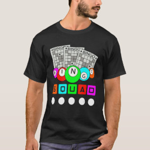 Camiseta Bingo Squad Bingo Player Lottery Hobby Bingo Winne