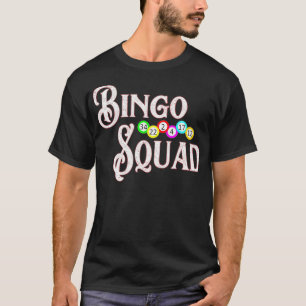 Camiseta Bingo Squad Funny Bingo Lover Gift áfrica -