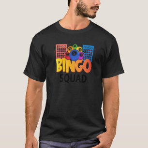 Camiseta Bingo Squad Lucky Game Lottery Niños Mujeres