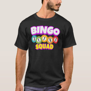 Camiseta Bingo Squad Team Player Lucky Bingo Lucky Women M