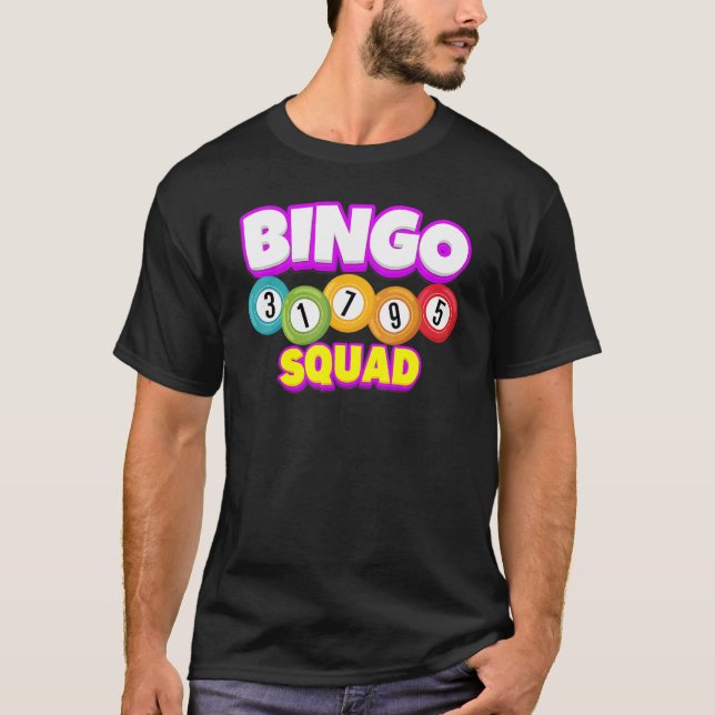 Camiseta Bingo Squad Team Player Lucky Bingo Lucky Women M (Anverso)