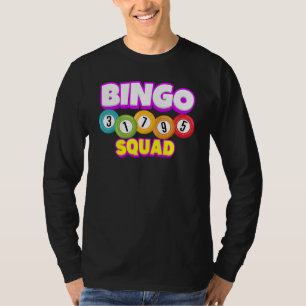 Camiseta Bingo Squad Team Player Lucky Bingo Lucky Women M