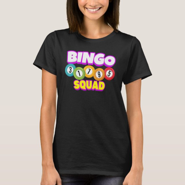 Camiseta Bingo Squad Team Player Lucky Bingo Lucky Women M (Anverso)