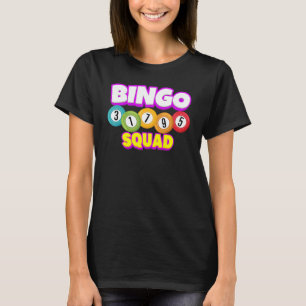 Camiseta Bingo Squad Team Player Lucky Bingo Lucky Women M