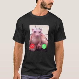 Camiseta Bingus Está Llamando a Mi Querido Gato Sfinx Sin P