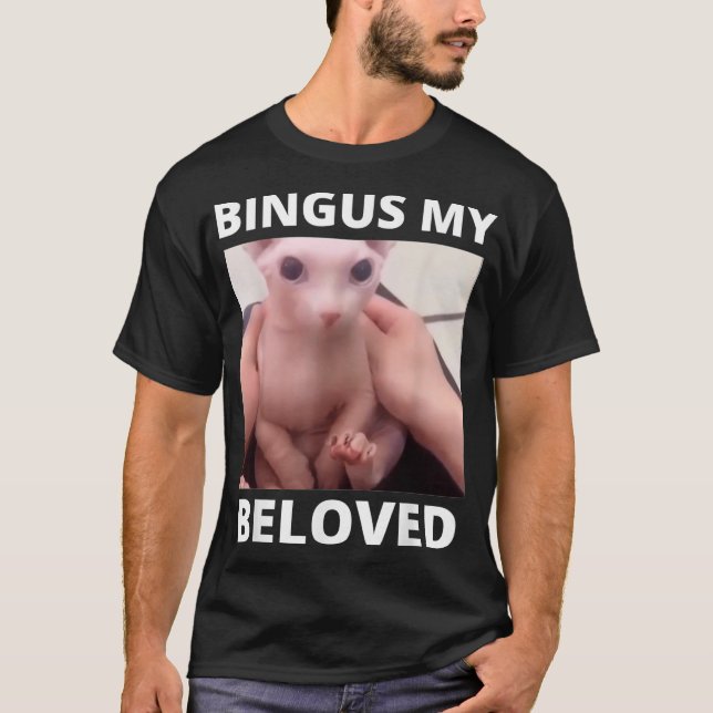 Camiseta Bingus está llamando a mi querido gato Sphinx sin  (Anverso)