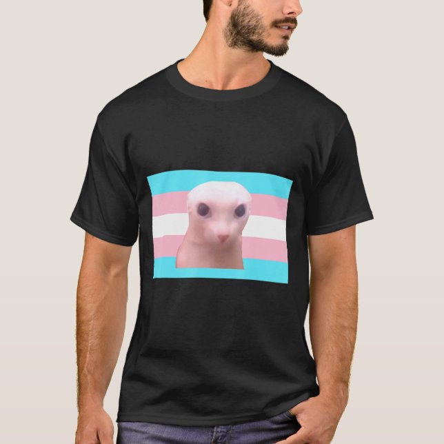 Camiseta Bingus Mi querida Bandera Transexual Sphinx sin pe (Anverso)
