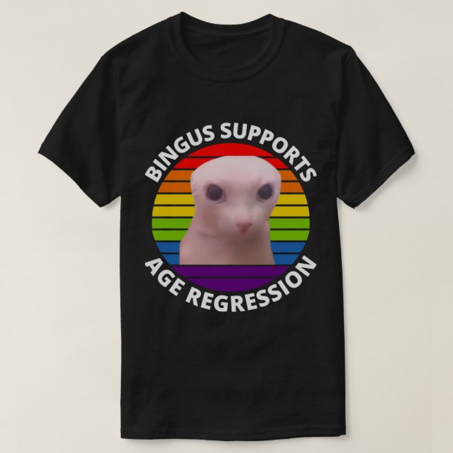 Camiseta Bingus soporta regresión de edad (Diseño del anverso)