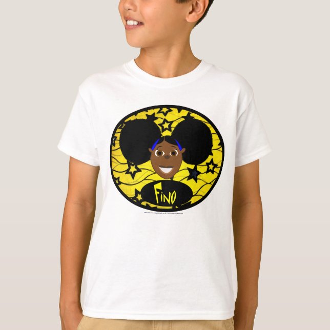 Camiseta Bino y Fino - amarillo de Africa Occidental de (Anverso)